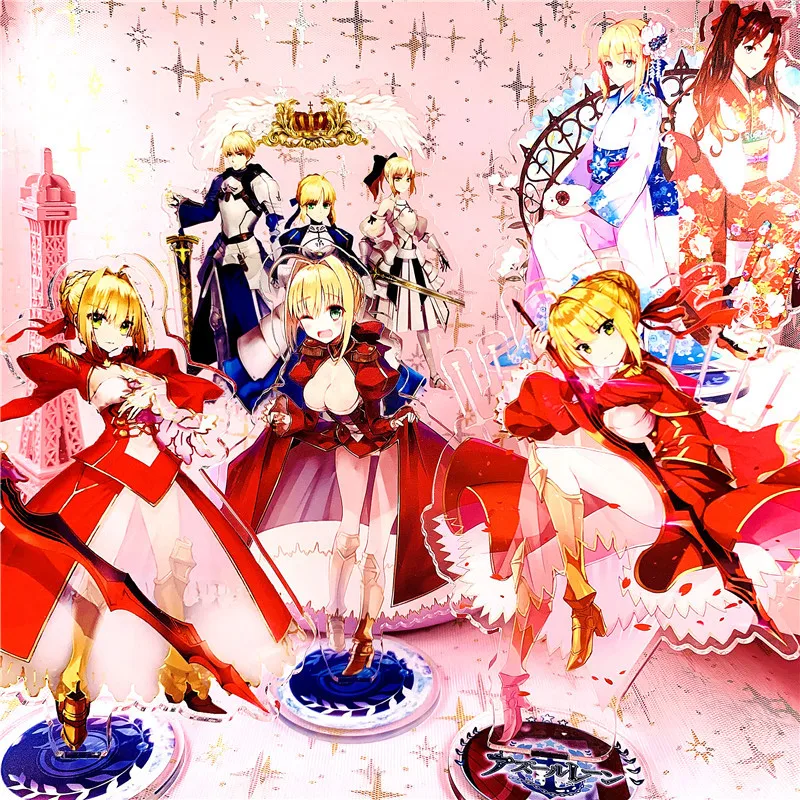 Аниме Fate Grand для FGO Миямото Мусаси Saber Altria фигурка на акриловой подставке