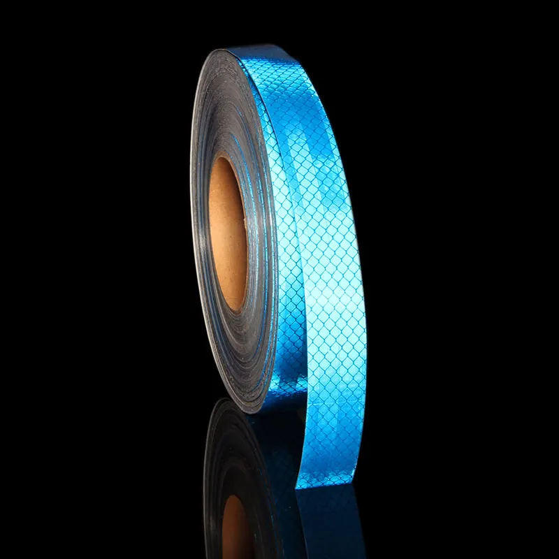 

3M High Intensity Bicycle Sticker Bicycle Reflector MTB Bike Cycling Wheel Rim Reflective Stickers Decal Blue 1 Inch