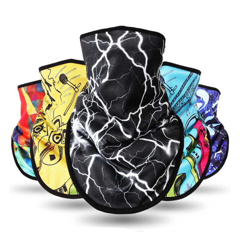 

Outdoor Beanie Motorycle Headwear Riding Cycling Bandana Ski Snowmobile Skiing Sport Half Face Mask Balaclava Cycle Bandana