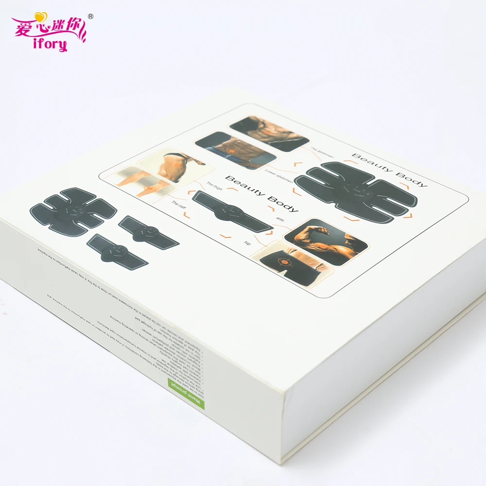 Ifory Abdominal Muscle Trainer Smart Electronic EMS Exercise Equipment Intelligent Fitness Slimming Belly Leg Arm Molding Tool
