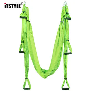 ITSTYLE Anti gravity Yoga Hammock Swing Parachute Fabric Inversion Therapy Yoga Gym Hanging High Strength