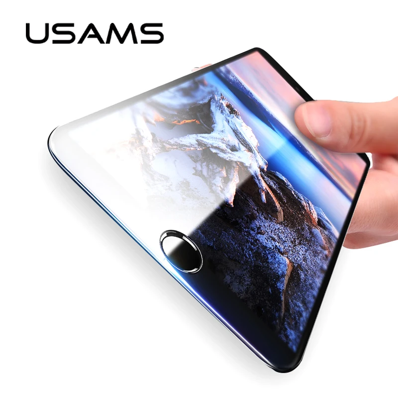 Для iPhone 7 стекло USAMS 0 3 мм 9H углеродное волокно 3D полное покрытие закаленное для Plus