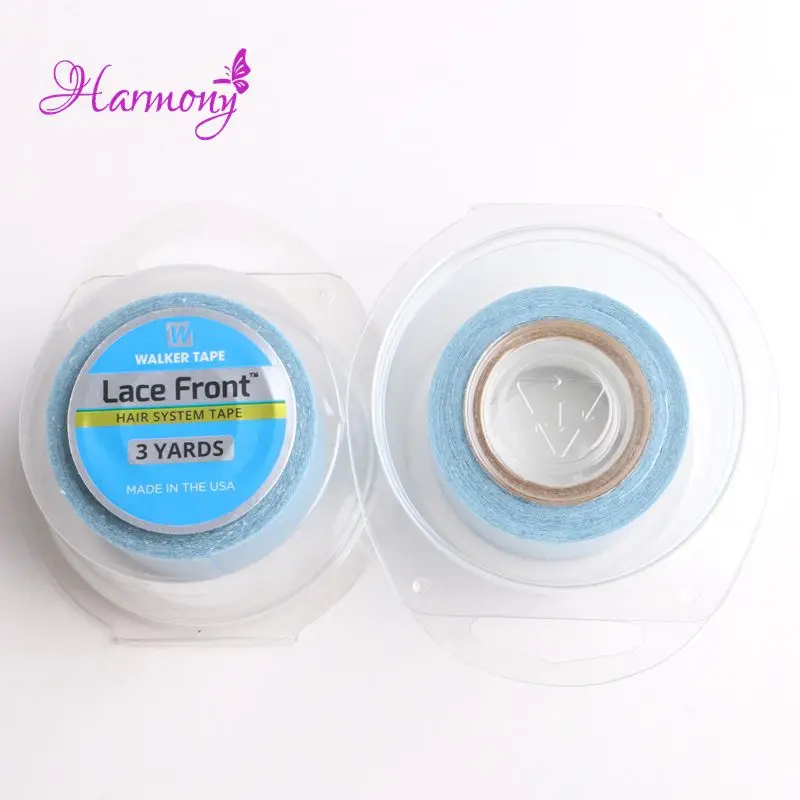 5rolls Blue Color Lace Front hair system tape 1''*3 yards double side adhesive tape for hair extension/lace wig/ toupee