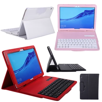 

Detachable Wireless Bluetooth Keyboard Stand Leather Funda Capa Cover Case For Huawei MediaPad T5 10 AGS2-W09/L09/L03/W19