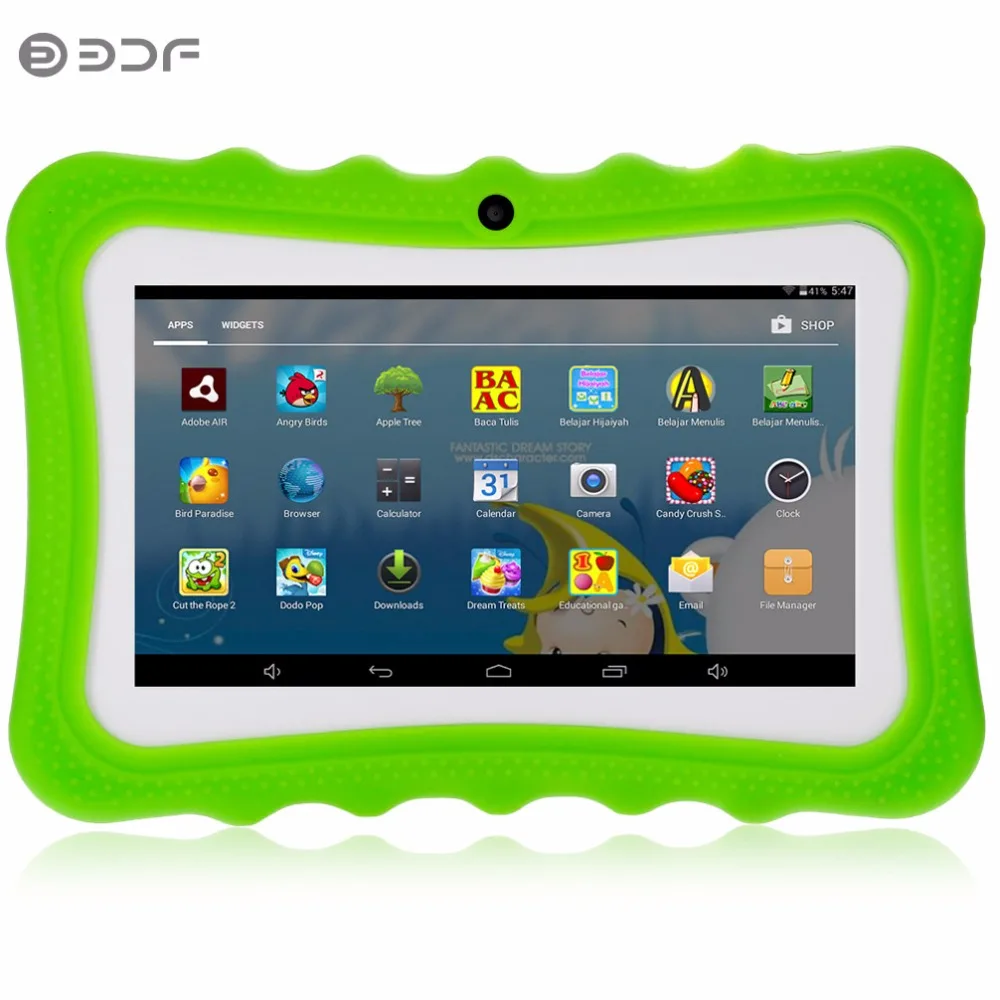 

Nice 7 Inch Children Tablet PC Education Android pc Quad Nice Design Learning entertainment tablet Pc 8GB Flash ROM