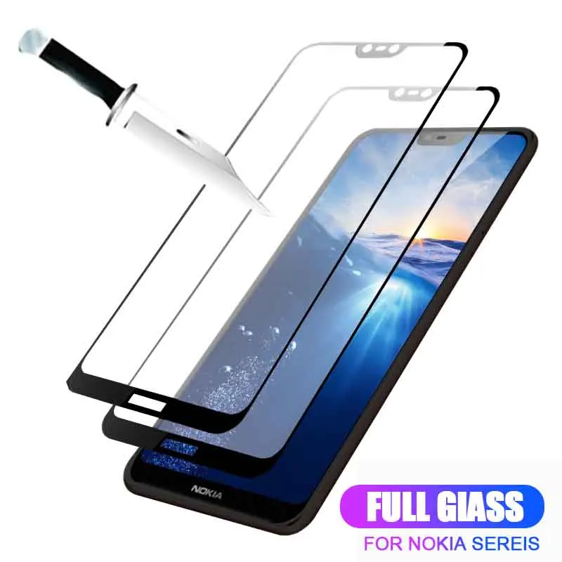 

Nokia7 For Nokia 6 Case Tempered Glass For Nokia X6 3 5 7 plus 8 6 2018 Nokia6 Nokia3 Nokia8 Nokia5 7plus Cover Protective Film