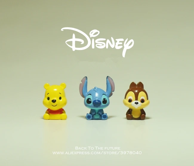 Disney Lilo & Stitch 1 8 см 3 шт./компл. мини фигурка осанки коллекция украшений аниме