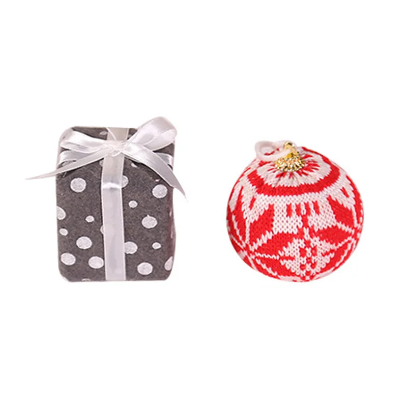 Креативный тканевый Рождественский шар, подвесная подвеска, Рождественская елка, подарок, украшение для дома, вечерние украшения, подарки, шар, Декор - Цвет: I