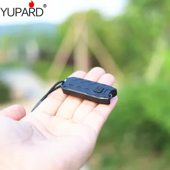 

YUPARD 2 Modes Mini Keyring Key Chain USB Rechargeable LED Keychain Flashlight Light Lamp Torch