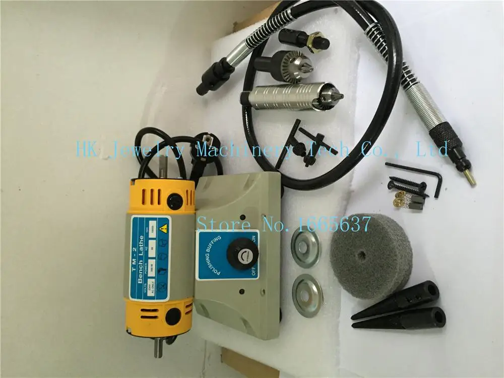 Tm-2 Banco Tornio Lucidatrice Preso Kit Da Banco Multiuso Gioielli Giada Lucidatrice