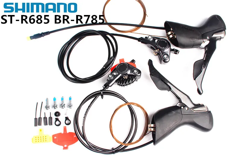 Shimano ST-RS685 + BR-RS785 гидравлический Postmount дисковый тормоз набор 2x11-speed Shifter &amp