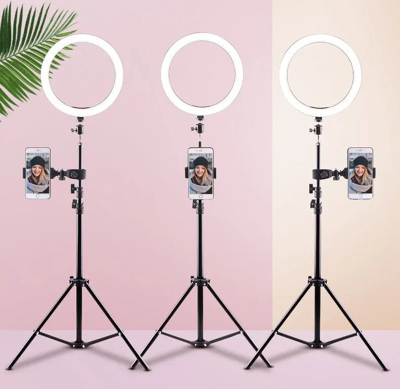 

6'' 16CM Video light Selfie ring Light Studio Photography Photo Fill RingLight with Tripod for iphone Smartphone Makeup