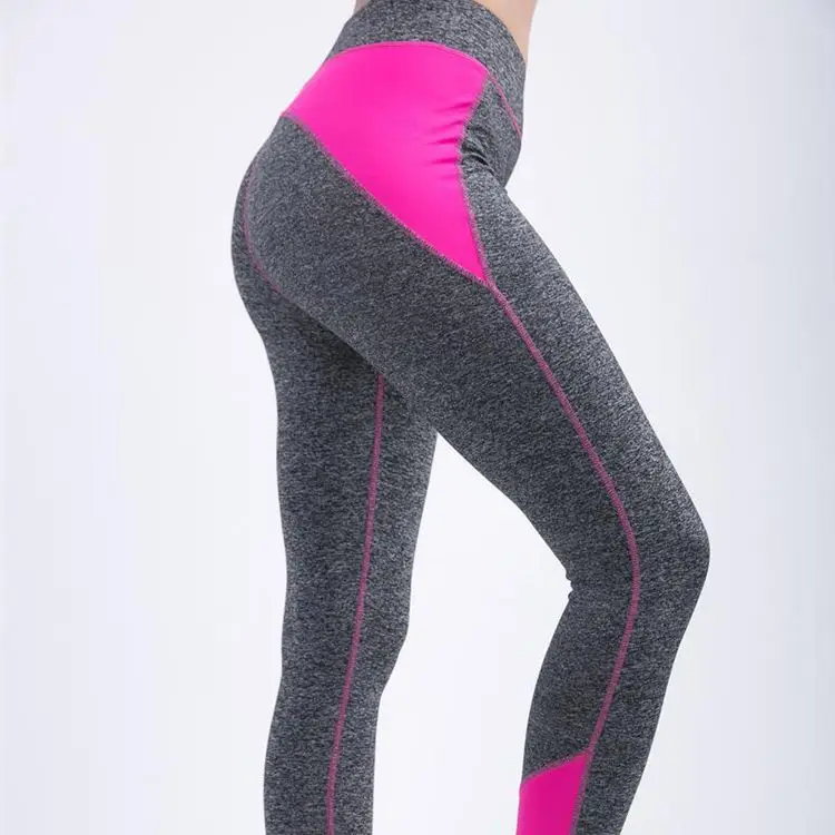 

Mix Color Patchwork Elastic Sexy Push Up Leggings Quick Dry Workout Leggings Jogger Fitness Leggings Mujer For Women Streetwear
