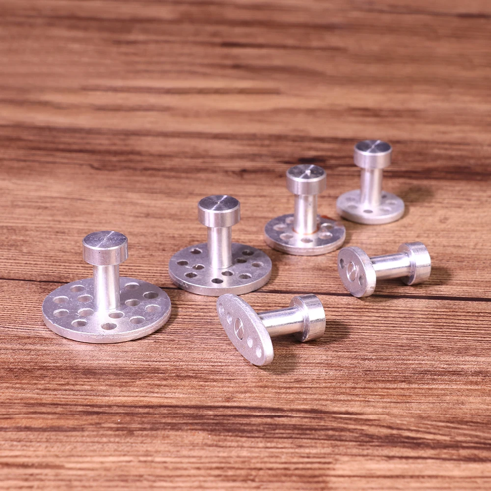 

6PCS Aluminum PDR Glue Body Puller Tabs Paintless Dent Hail Repair Removal Tool Set For VW Audi A3 A4 A6 BMW Ford Hyundai