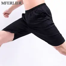 Летние шорты мужские большие размеры 5XL 6XL 7XL 8XL мужские шорты с эластичной резинкой на талии 3 цвета