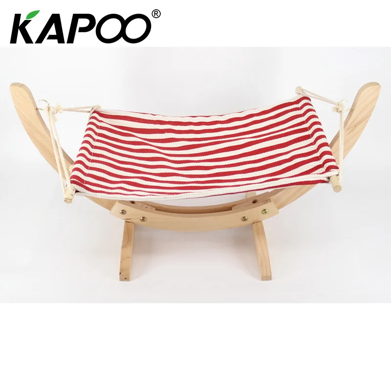 

Cute pet hammock baby's leisure park play gadgets Swing cute bed Four color options Handmade wood