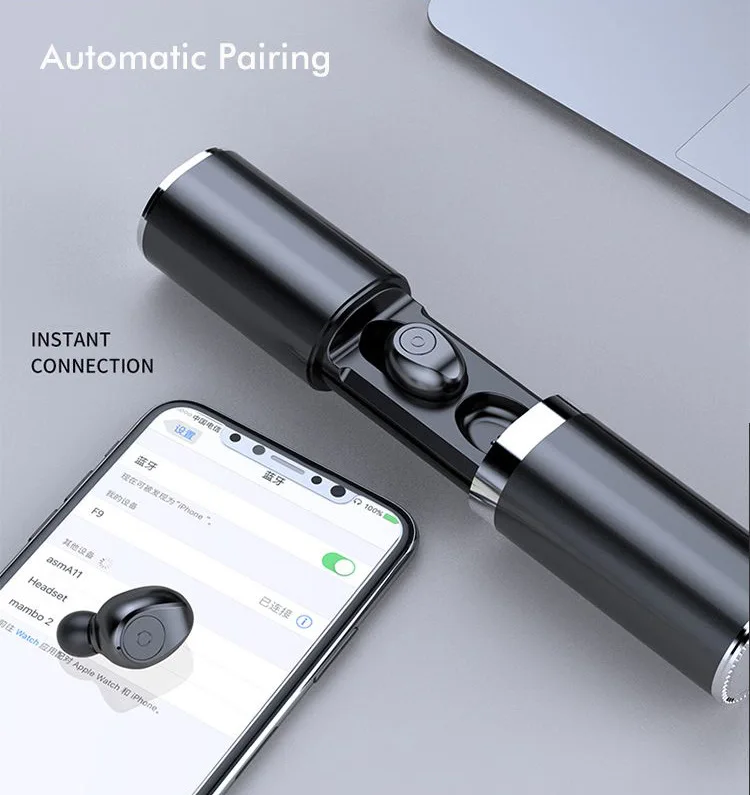

Hot F9 TWS Waterproof Bluetooth 5.0 Wireless Earphone In Ear Headphones Bass Stereo Handsfree Earphones Headphone For Phone