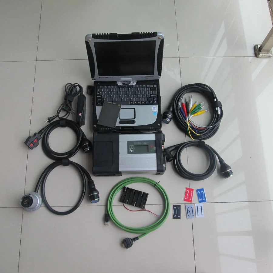  Mb stern-diagnose-tool mb-stern sd verbinden c5 mit ssd software v2019.9 super speed + cf19 toughbo