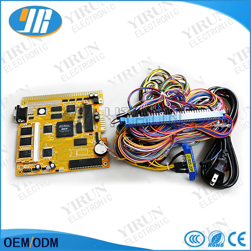 New Mega 7 in 1 (S) V1 Slot game board with 36+10 pin wiring harness for Casino Machine gambling Machine-in Coin Operated Games from Sports & Entertainment ...