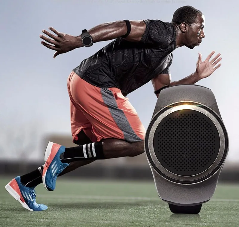Многофункциональные спортивные Смарт-часы Bluetooth динамик B20 с автоспуском анти-потеря сигнализации Музыка спорт громкой связи партнер