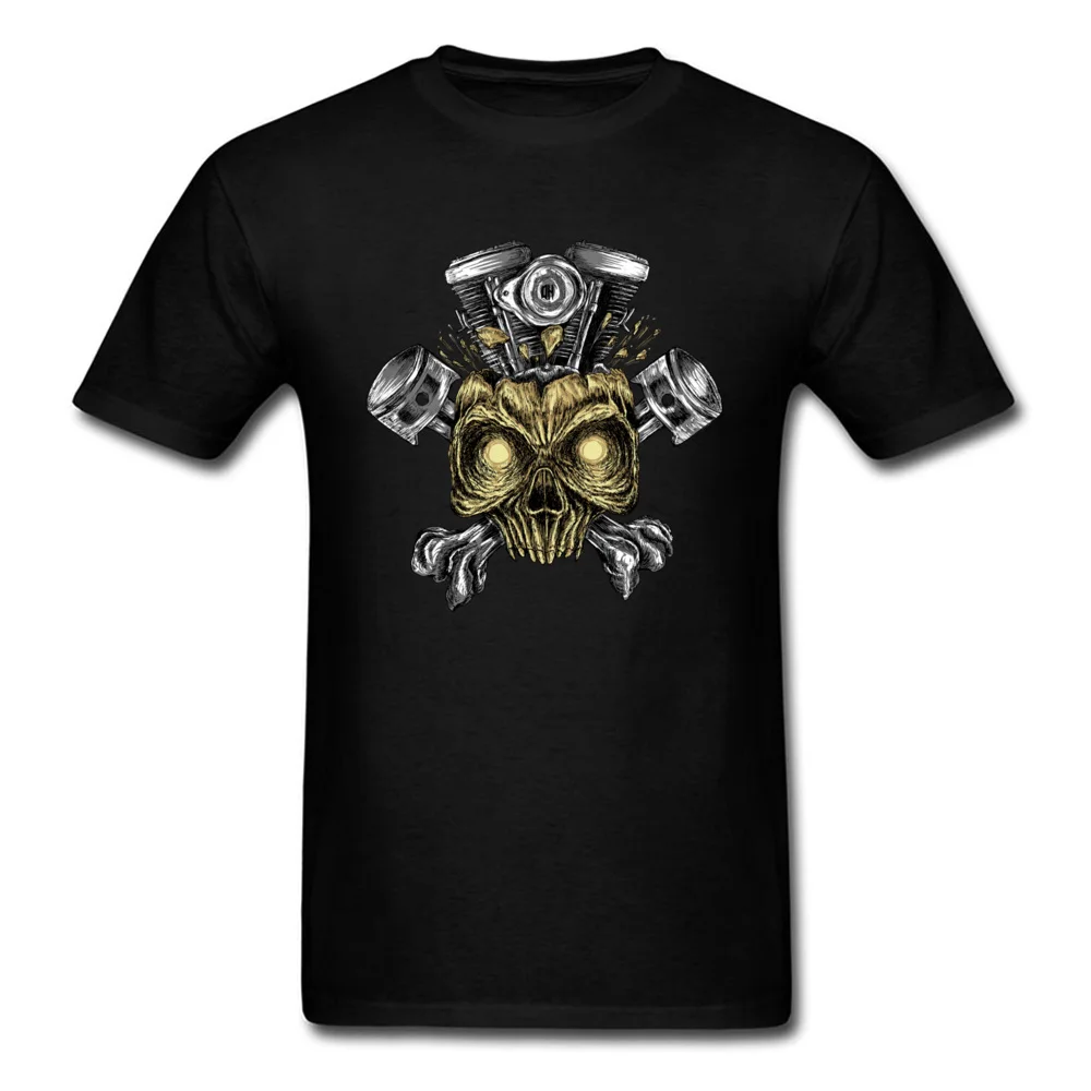 BIKERs MIND Printing Lovers Day All Cotton O-Neck Men T Shirt Fashionable Clothing Shirt Latest Short Sleeve Top T-shirts BIKERs MIND black