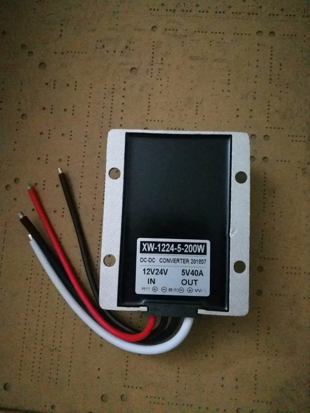 Водонепроницаемый DC понижающий преобразователь 12 V/24 V вход 5 V/40A/200 W