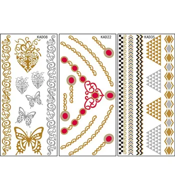 

New 10pcs/set Beauty Design Temporary Tattoo Waterproof Sticker For Body Tattoo Stickers Nail Decals For Nail Tattoo Art