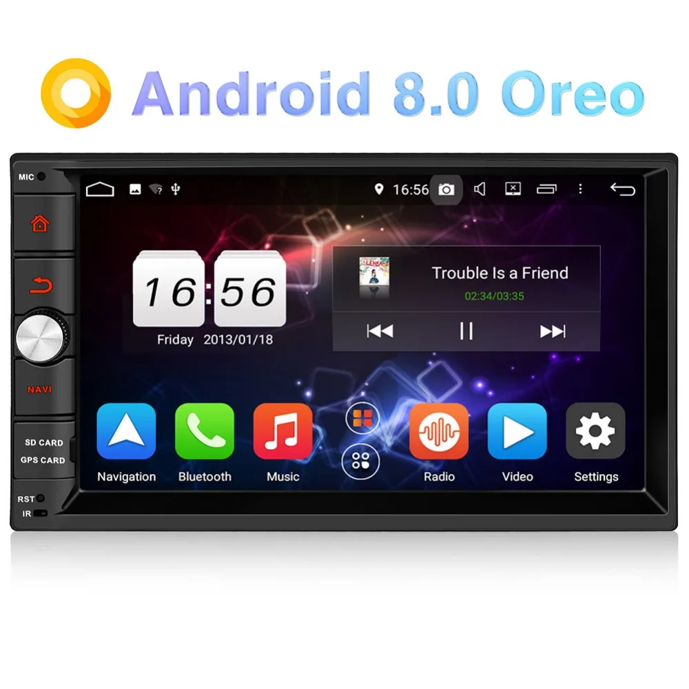 

Pumpkin 2 Din 7'' Android 8.0 Universal Car Radio No DVD Player GPS 2G RAM 32G ROM Car Stereo Audio Wifi 4G Fast Boot Headunit