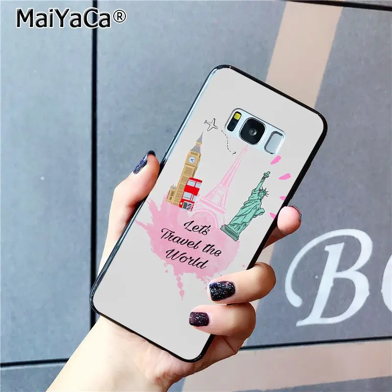 Силиконовый чехол MaiYaCa для Samsung Galaxy S20 S9 plus S7 edge S6 S10 S8 plus|Бамперы| |