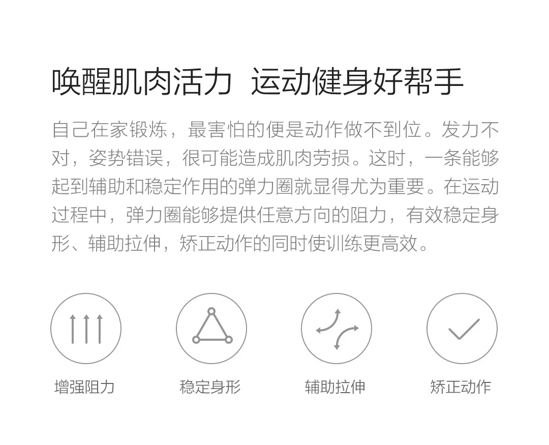 Набор из 3 эластичных лент Xiaomi для занятий спортом, фитнесом, тренировочными упражнениями из натурального латекса, 3 уровня, веревочная петля для занятий спортом, йогой, тренажерным залом