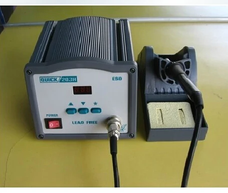 QUICK 203H 203H high frequency digital SMD soldering station iron 90W Intelligent Lead-free