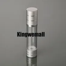 100 шт./лот 50 мл безвоздушная бутылка-контейнер для косметики, пластиковая бутылка для лосьона FL03