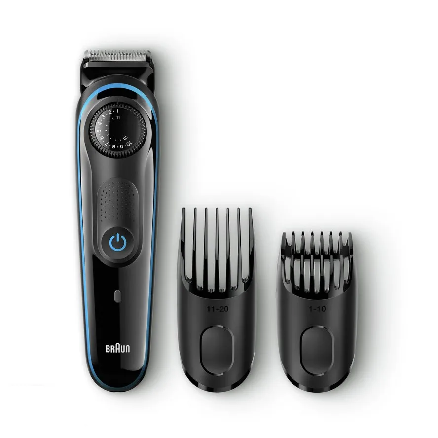 Braun BT3040 мужской перезаряжаемый Электрический триммер для бороды/машинка стрижки