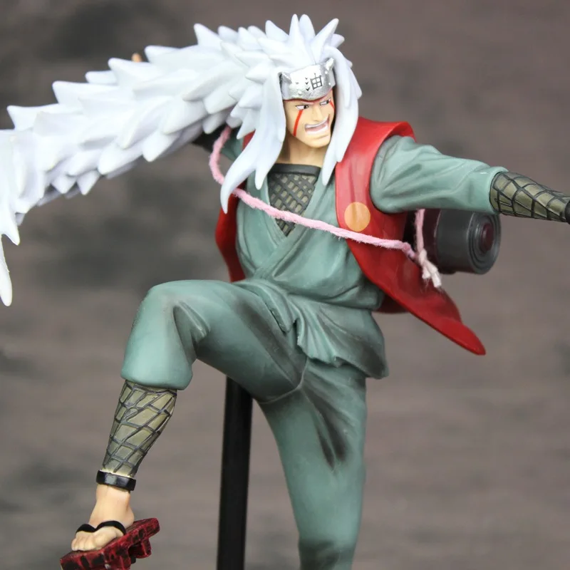 Аниме Наруто SHIPPUDEN Jiraiya с жабой крепление лягушка GamaBunta летняя фигурка монстра модель игрушки два в одном