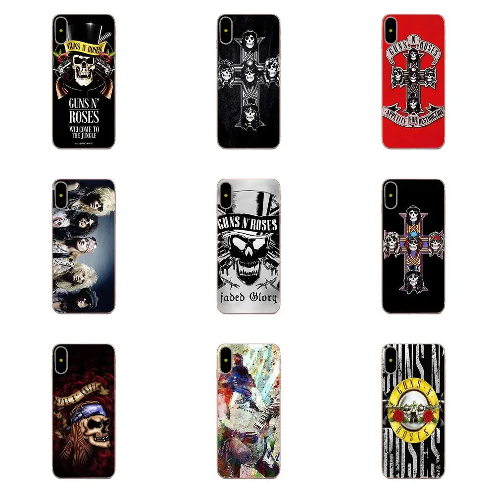 Мягкий ТПУ популярный постер Guns N Roses для Xiaomi Note 3 4 Mi3 Mi4 Mi4C Mi4i Mi5 Mi 5S 5X 6 6X A1 Max Mix 2 |