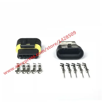 

10 Sets 5 Pin 12162825 Female Male Automotive Electrical Connector Ignition Coils Plug