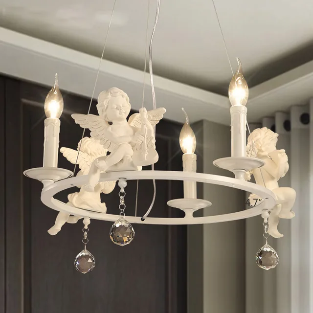 Aliexpress American Country Chandelier Angel Shape American Country Chandelier Angel Shape Chandeliers White Modern Dining Room Bedroom Lighting Decor