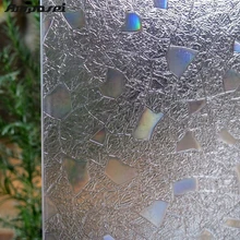 Современный неправильный стиль липкая оконная стеклянная пленка 45*200 см ПВХ наклейка для дома, офиса, двери, окна Солнцезащитная анти-УФ матовая пленка-FF