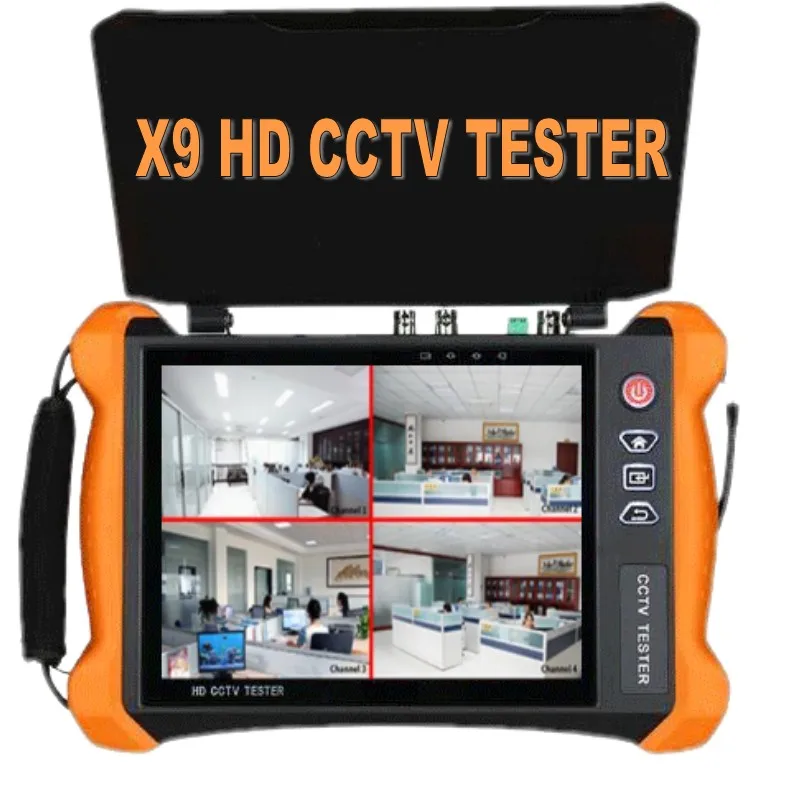 X9 серии IP камера тестер H.265 4 к мультиметр волокно CVBS AHD CVI TVI SDI 8MP HD CCTV тестер монитор VFL TDR wifi ONVIF HDMI