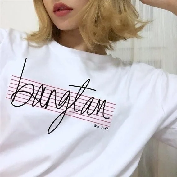 Fashion Show-JF белая пламя модная футболка унисекс женская футболка Pantone рубашка, K-Pop Songs футболка, Bangtan Sonyeondan рубашка