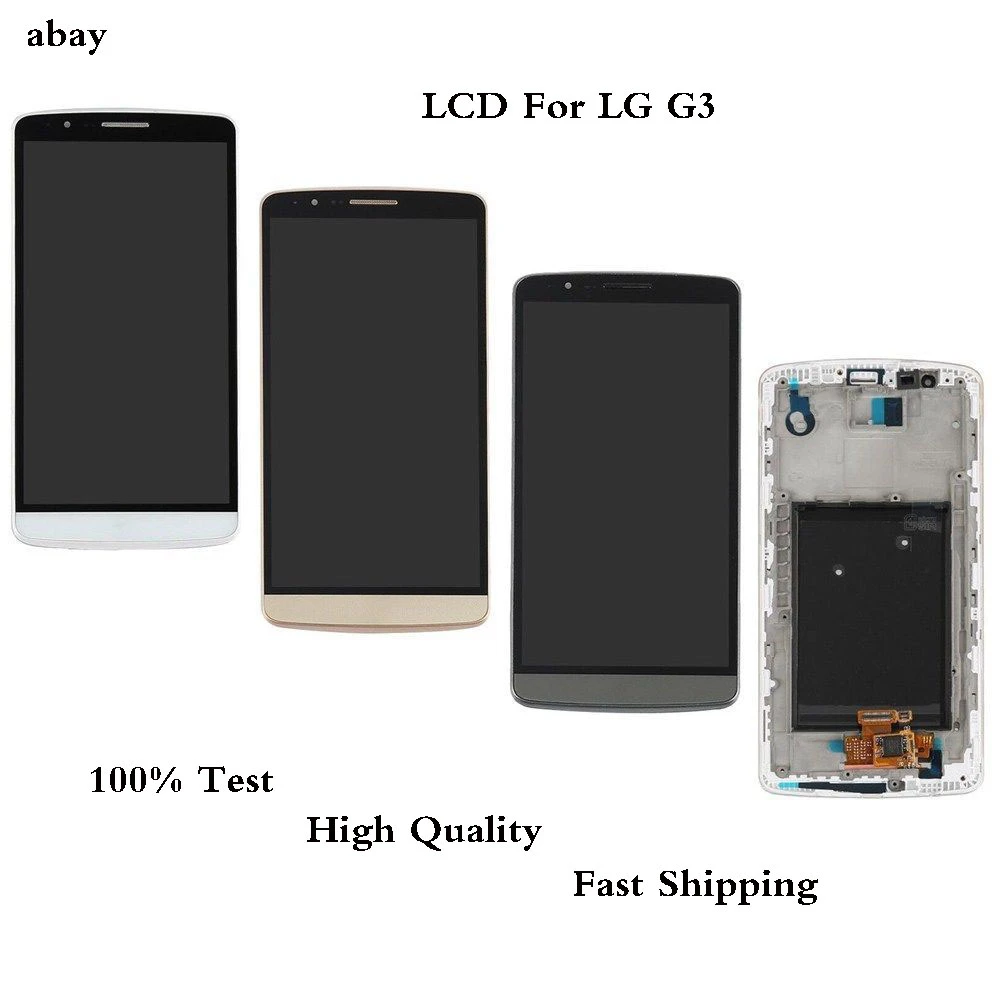 100 Test 5 5 Inch Lcd Display For Lg G3 Lcd Touch Screen Digitizer Assembly For Lg G3 Display D850 D851 D855 F460 Replacement Mobile Phone Lcd Screens Aliexpress