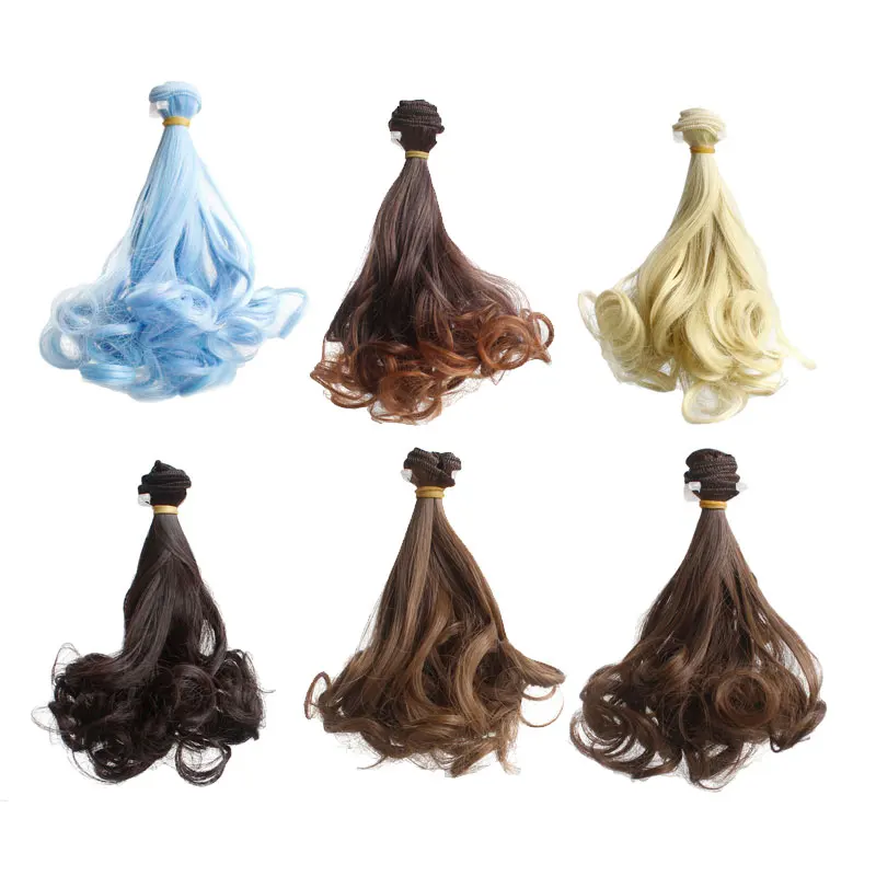 15 см* 100 см волнистые кукольные волосы SD AD 1/3 1/4 1/6 bjd кукла diy Волосы для BJD парики с волнистыми волосами для куклы tress