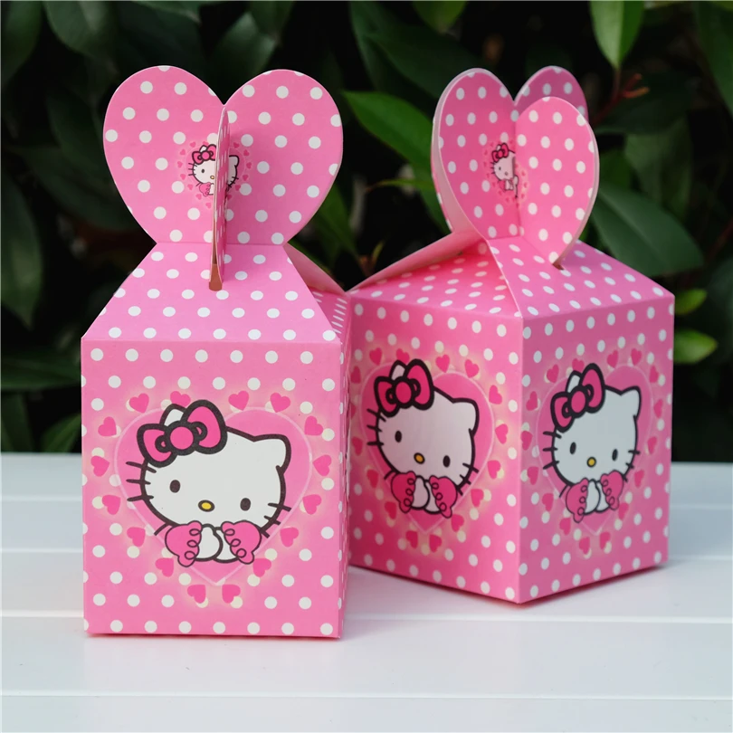 Buy 6pcs/lot Hello Kitty Favor Box Candy Box Gift Box