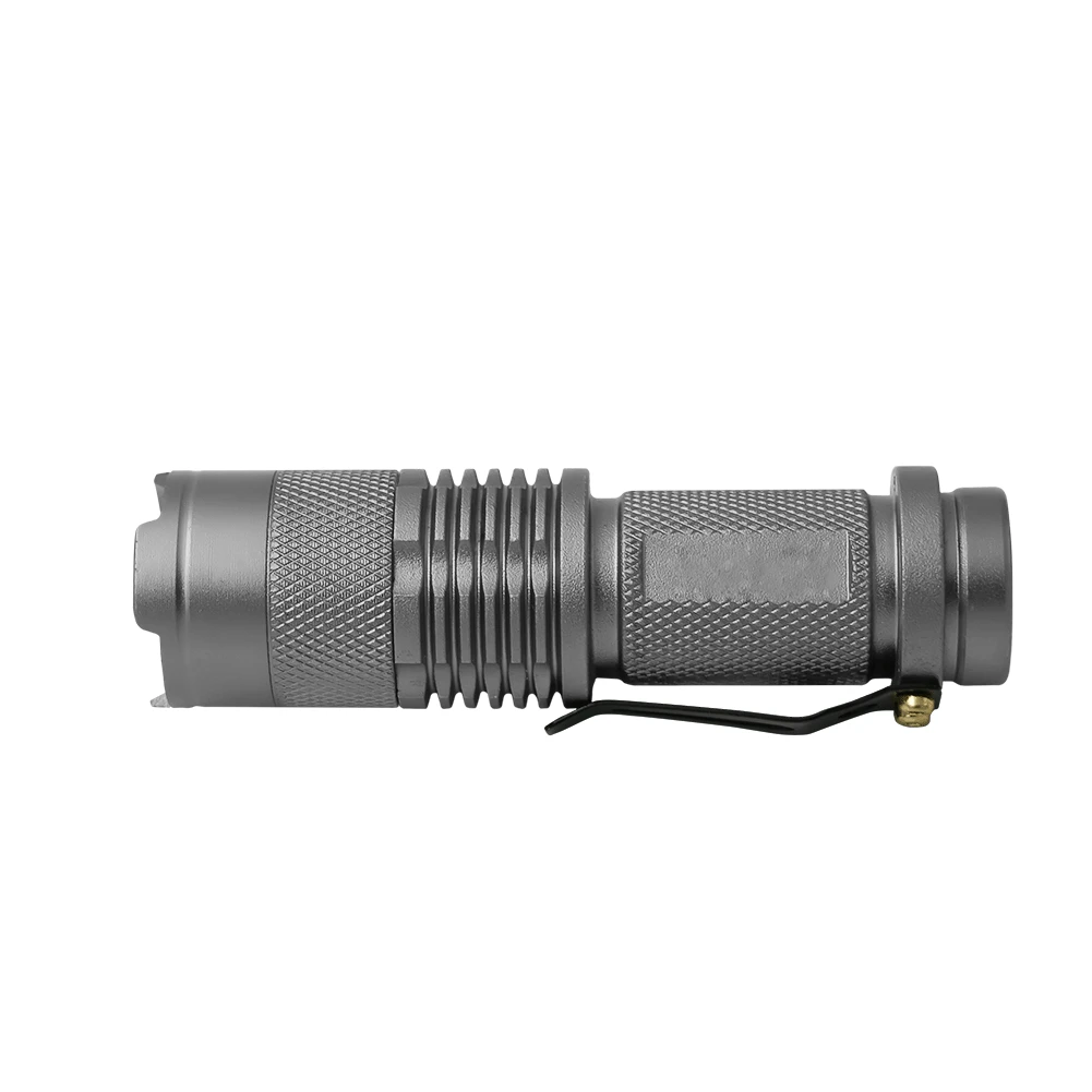Мощный водостойкий фонарик SK68 LED Q5 с выпуклыми линзами мини зумом 3 режимами