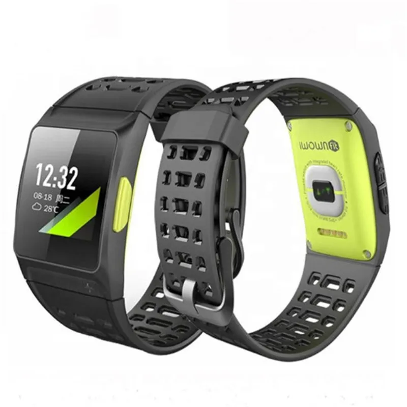 

2019 IWOWN P1 IP68 GPS Wrist Watch ECG HRV Monitor Heart Rate Monitor Sleep Monitor Sports Smart watch smart wristban