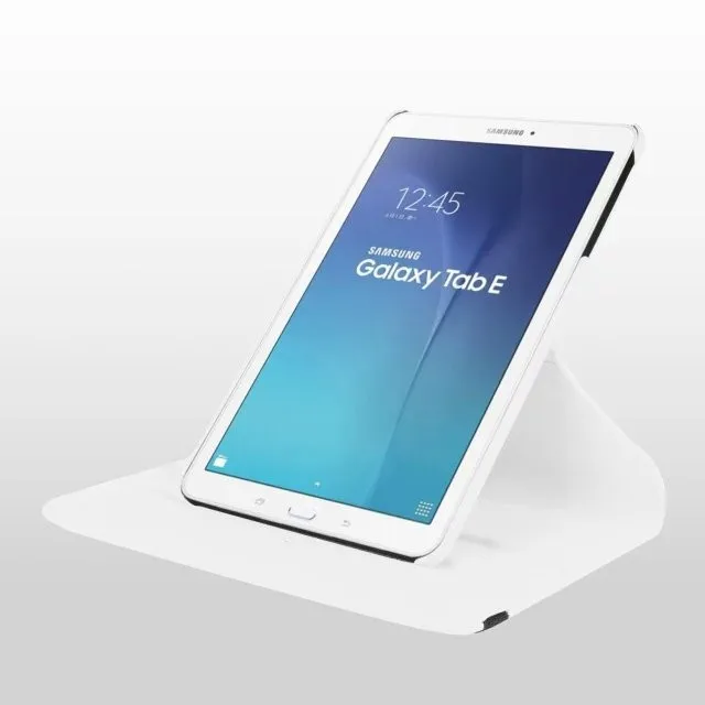 4 в 1 модный вращающийся на 360 Градусов Кожаный чехол для samsung Galaxy Tab E 9,6 T560 T561 чехол для планшета+ защита экрана+ OTG+ ручка