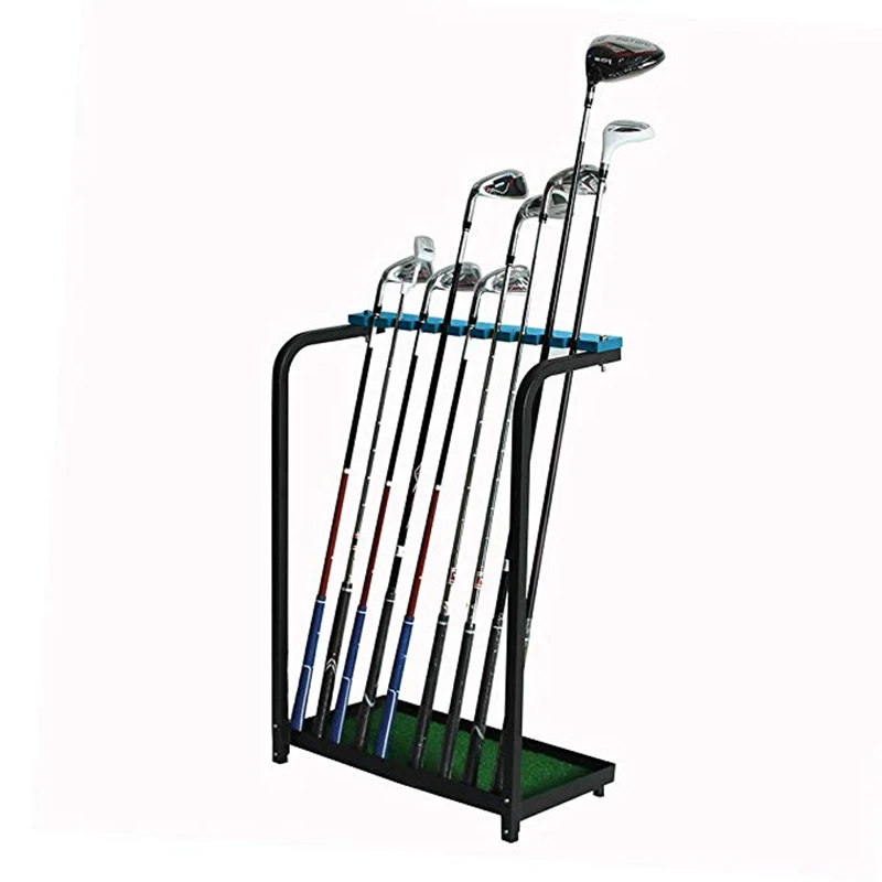 Kofull Golf Club Display Rack Durable Metal Could Storage 9 Clubs, Golf