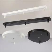 Подвесные светильники круглые опорные пластины диаметром 30 см