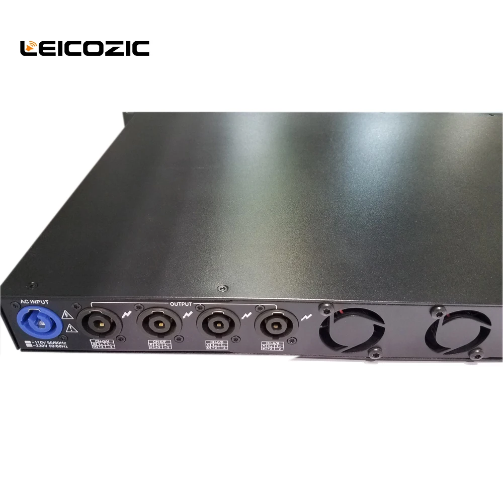 Leicozic DX8100 8-канальный усилитель 100 Вт предельная долговременная мощность 150 w усилитель 4ohm класса d звуковые усилители усилитель для диджеев аудио профессиональный аудио