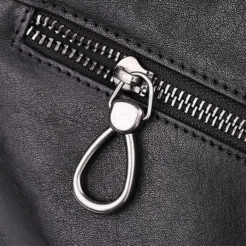 AETOO Men's cowhide shoulder bag, men's casual business leather crossbody bag, trendy horizontal portable leather bag